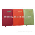 Customized softcover daily notebooks with hot stamping